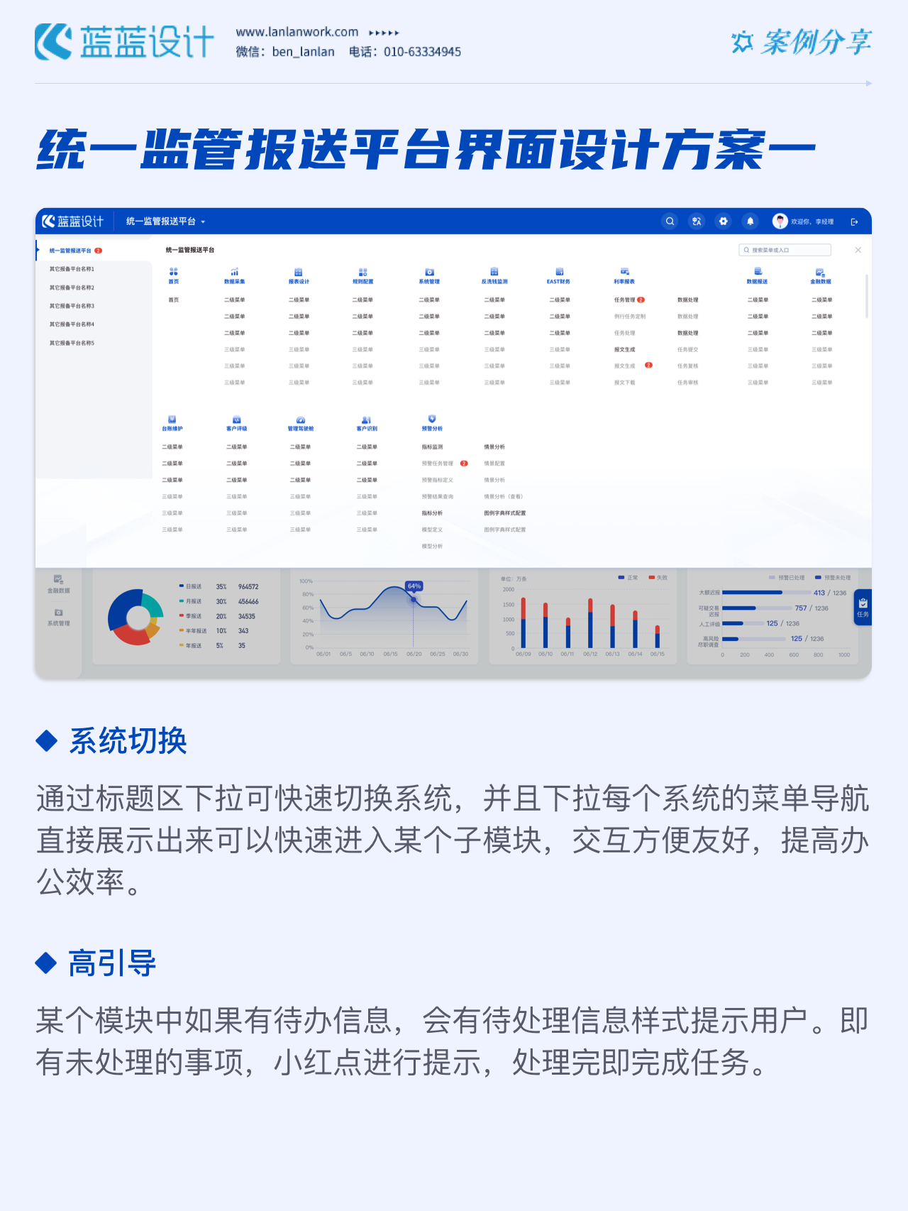統(tǒng)一監(jiān)管報送平臺交互UI設計
